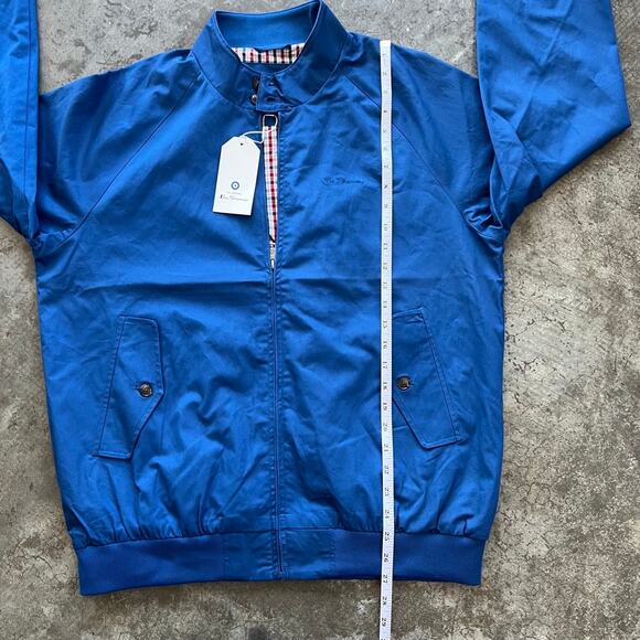 Ben Sherman Signature Blue Harrington Jacket NWT - Picture 5 of 7